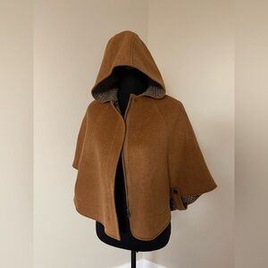 Zara Girls - Brown Hooded Cape